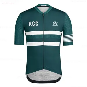 2020 Men's Clothes Wear Better RCC Rainbow Pro Team Areo Cycling Jersey Short Sleeve Bicycle Clothes Summer MTB Road Bike Shirt