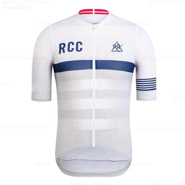 2020 Men's Clothes Wear Better RCC Rainbow Pro Team Areo Cycling Jersey Short Sleeve Bicycle Clothes Summer MTB Road Bike Shirt