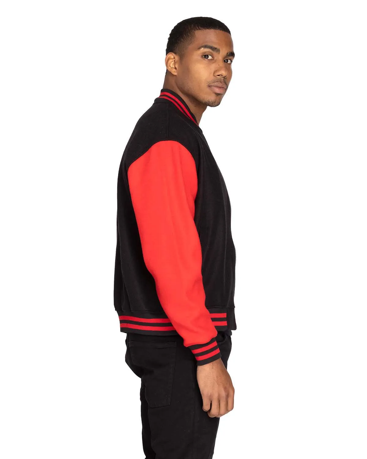 364J-Threadfast Apparel-BLACK/ RED