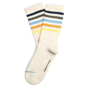 6-pack Athletique Classique Super Stripes Organic Cotton Off White / Shaded Blue / Army / Palm Springs Blue / Soft Orange / Pale Yellow