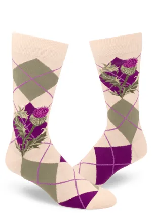 Argyle Thistle Men's Socks