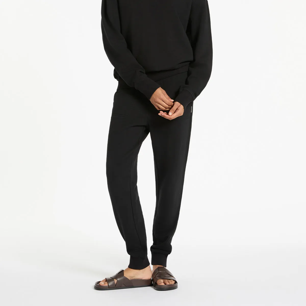 As You Wake - Women's Track Pant / Soft Black