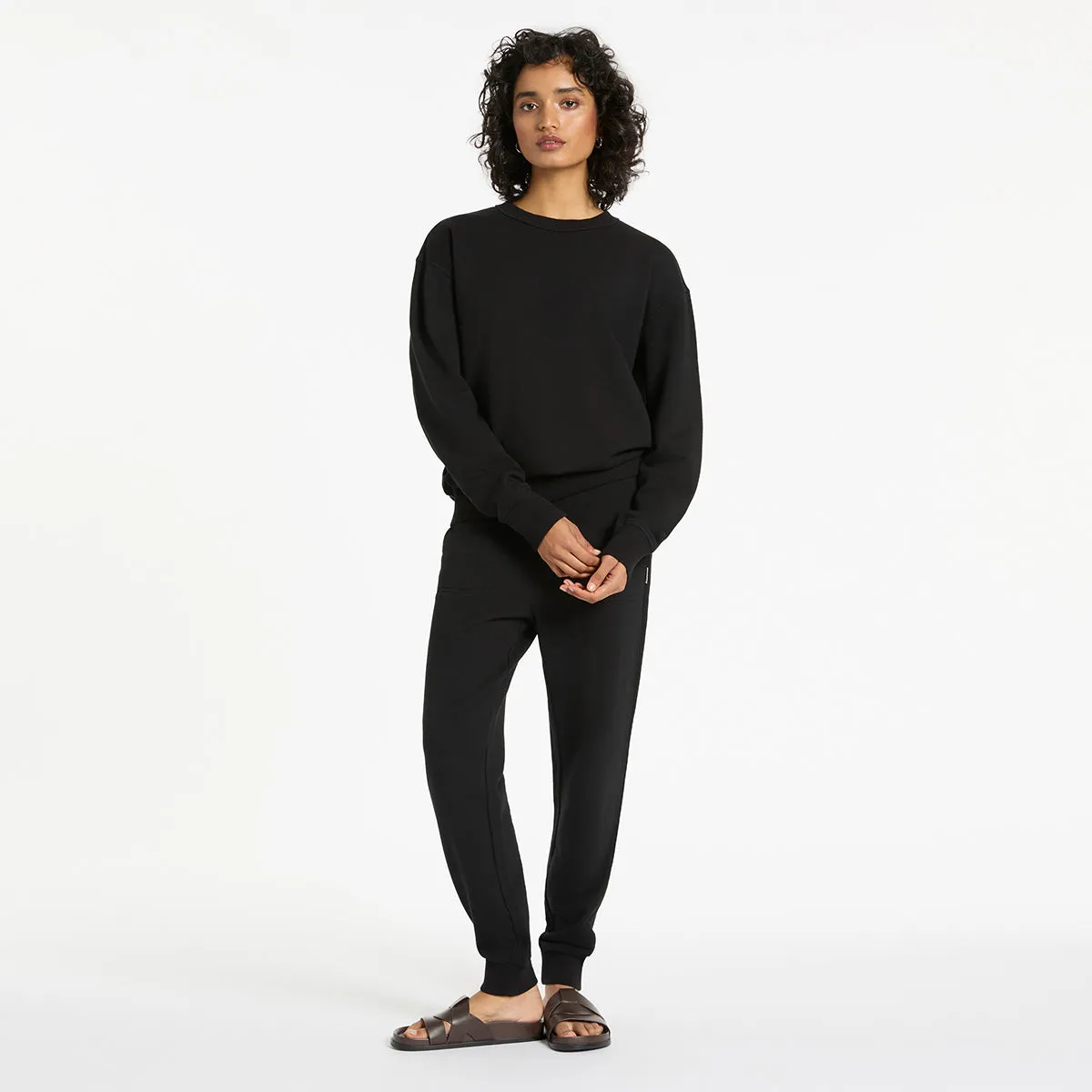 As You Wake - Women's Track Pant / Soft Black