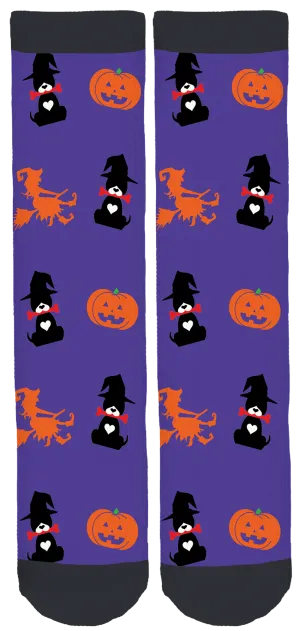 Barks of Love Animal Rescue Halloween Crew Socks