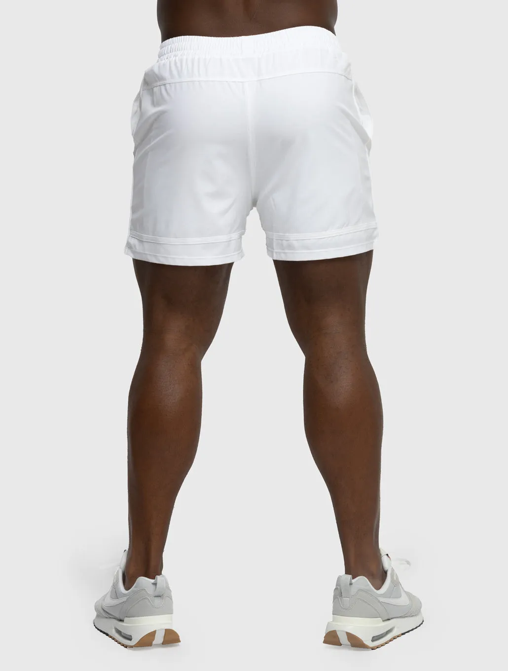 BARRY'S WHITE 4IN LINED VICTORY SHORT