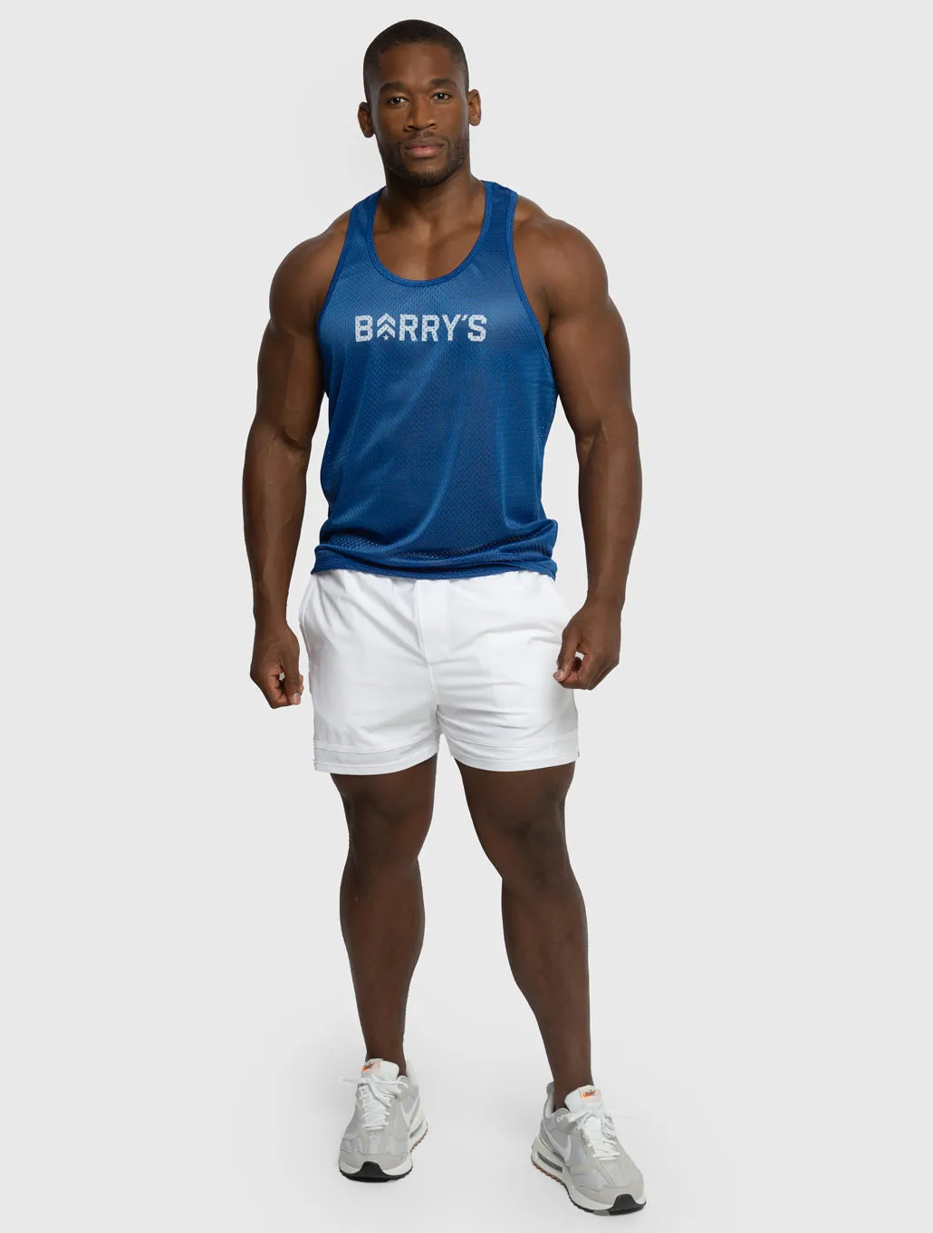 BARRY'S WHITE 4IN LINED VICTORY SHORT