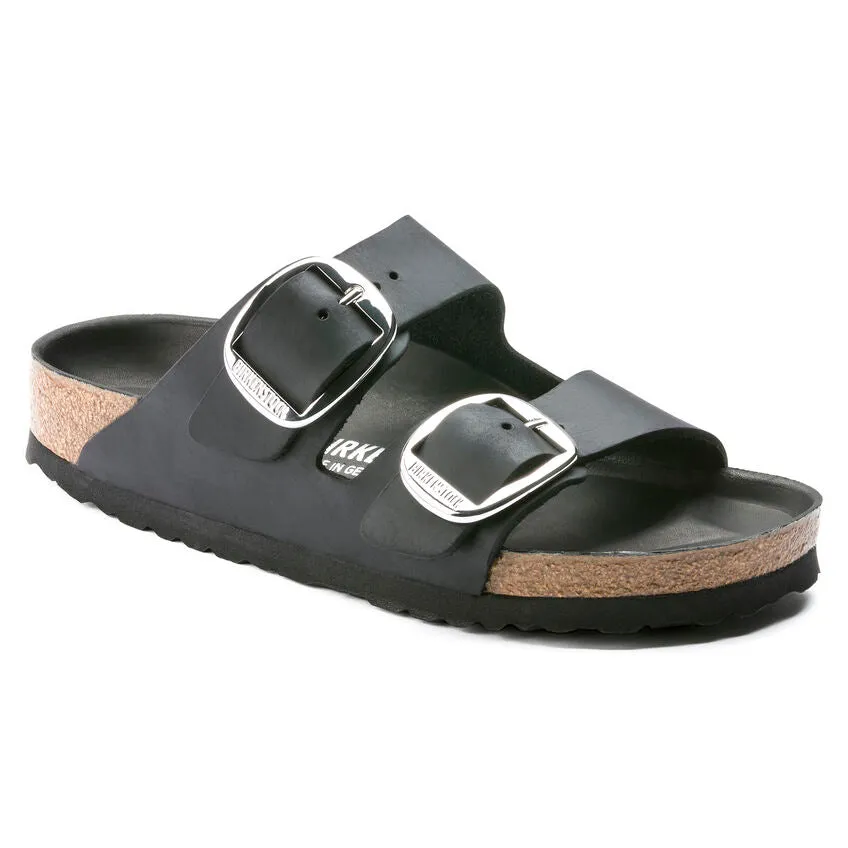 Birkenstock oiled leather arizona big buckle  1011075 black