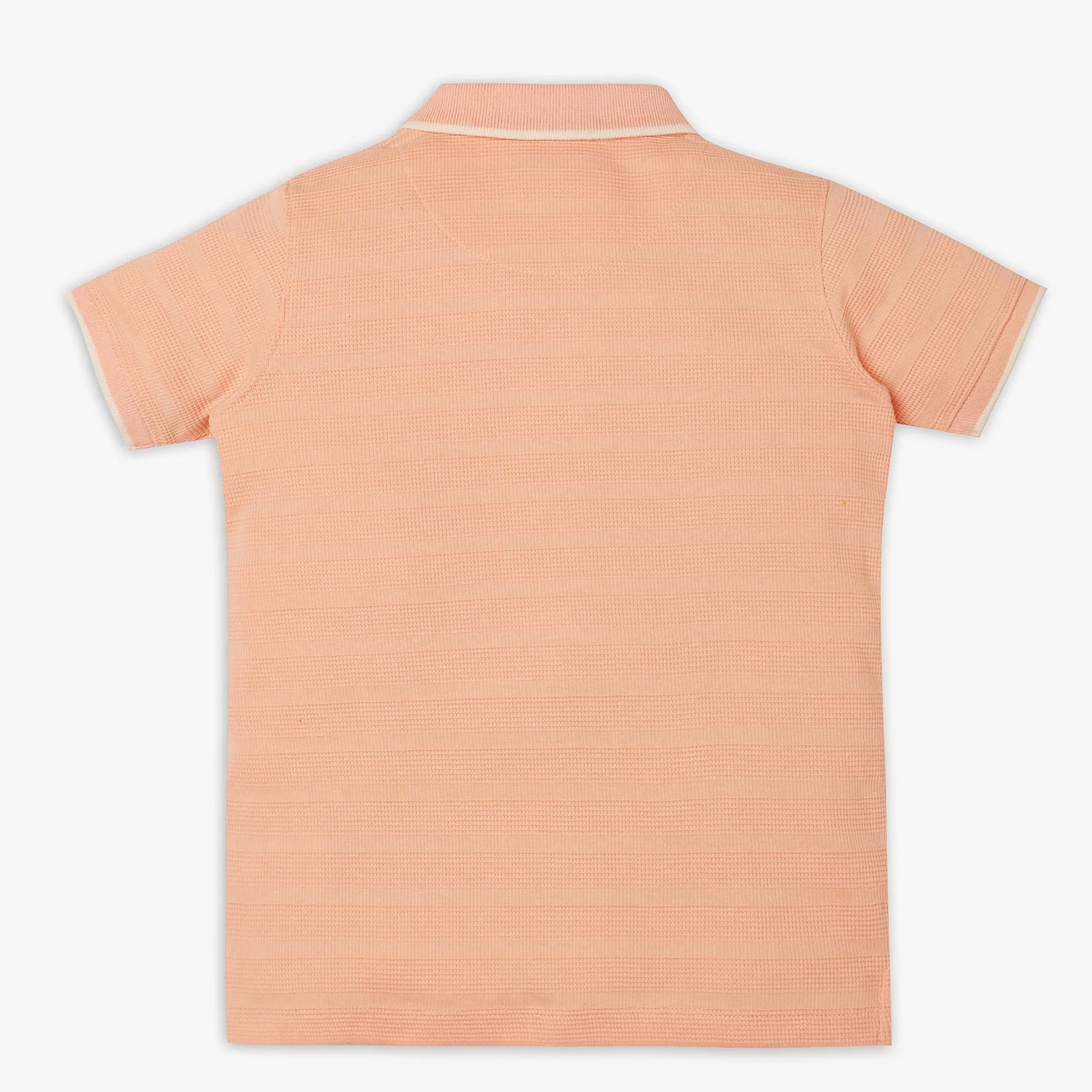 Boys Regular Fit Cut and Sew Polo T-Shirt