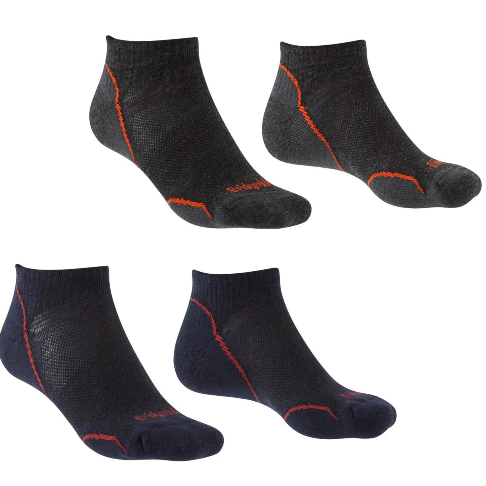 Bridgedale Mens Hike Ultralight T2 Merino Performance Low Socks