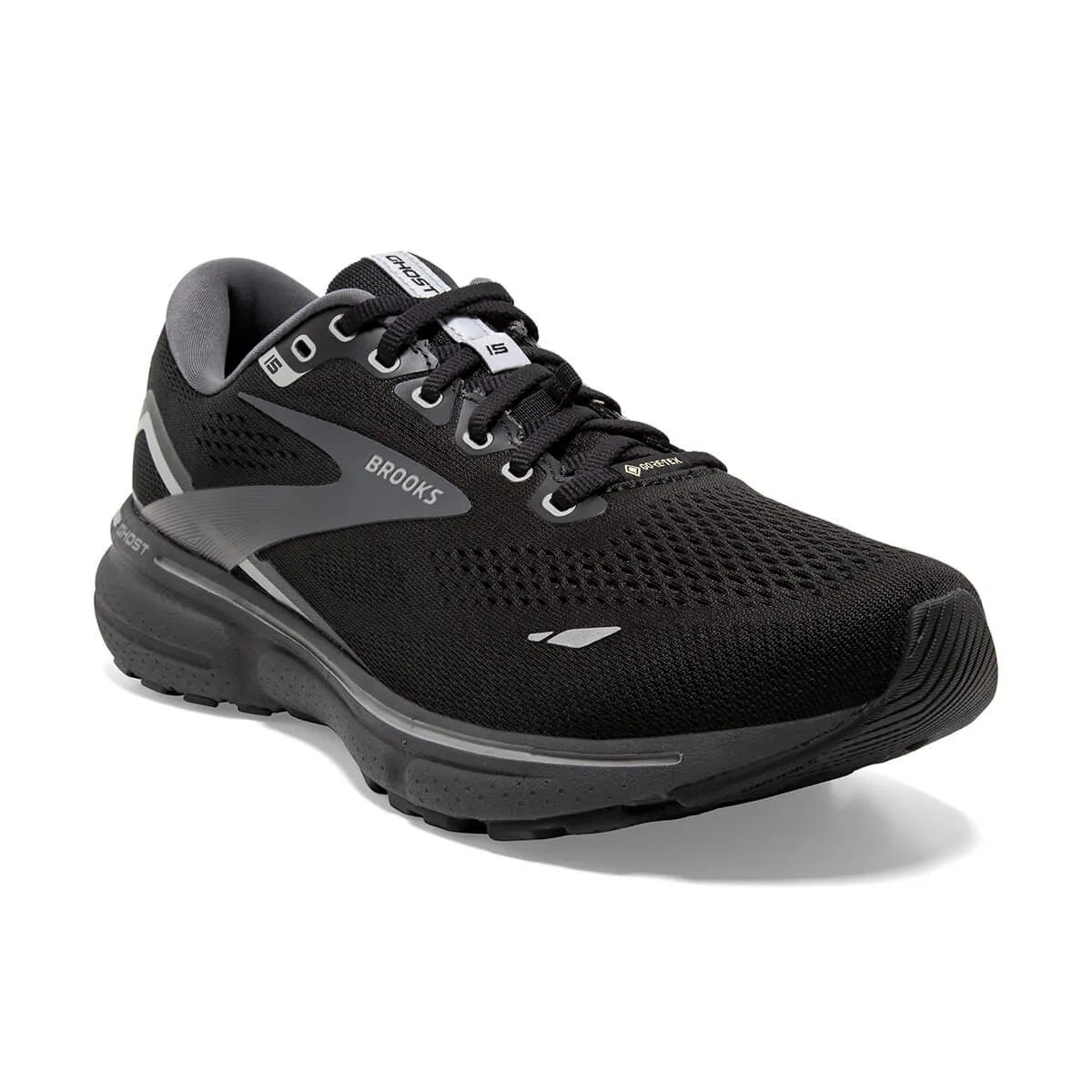 Brooks Ghost 15 GTX Mens | Black/blackened Pearl/alloy