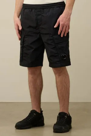 C.P. Company 179A Chrome-R C Shorts - Black