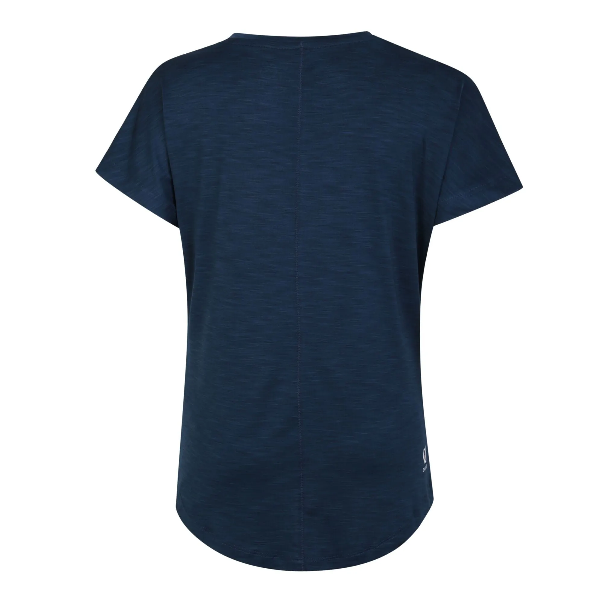 Dare2b Ladies Lightweight Wicking Vigilant Tee-DENIM BLUE