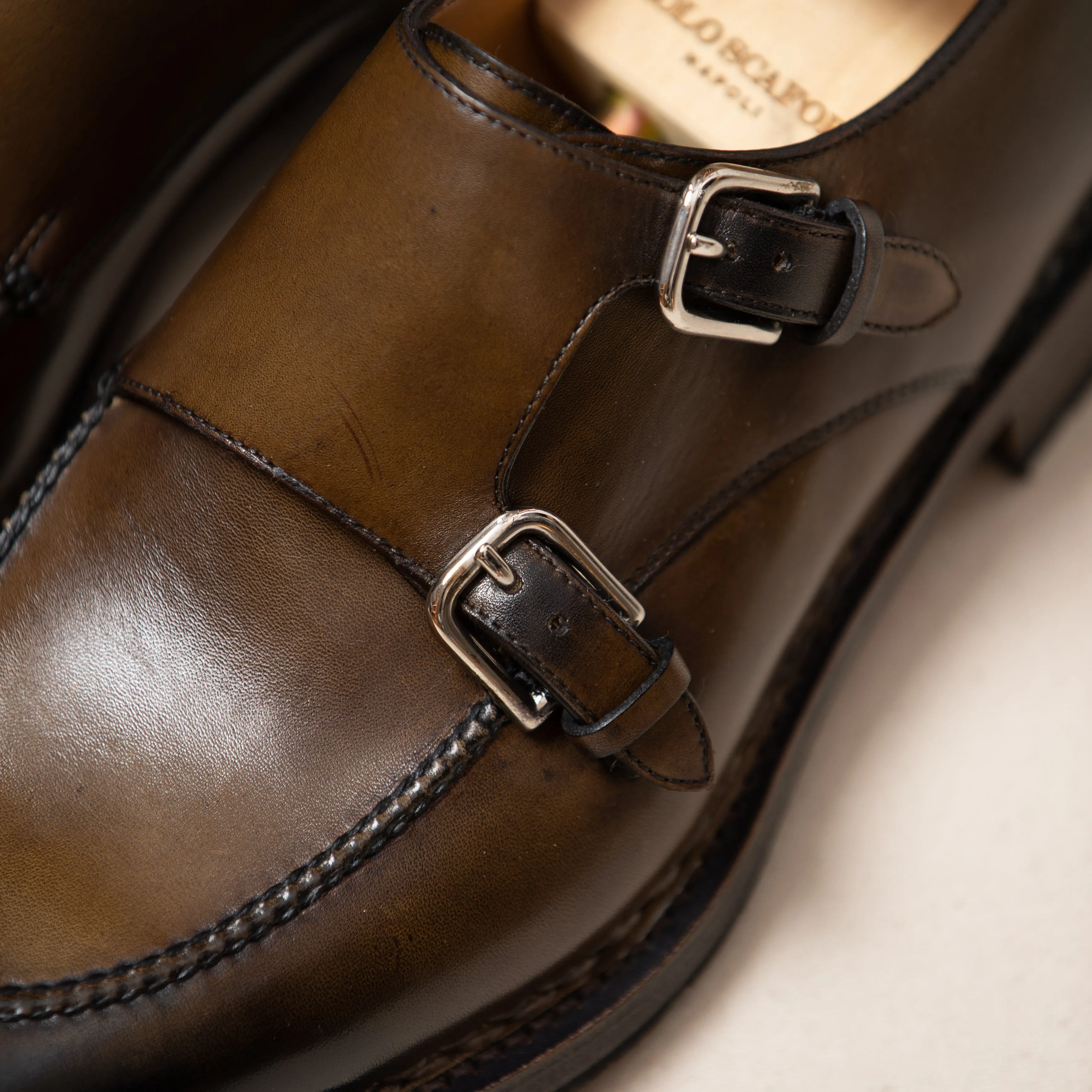 Handcrafted Monk Strap Shoe