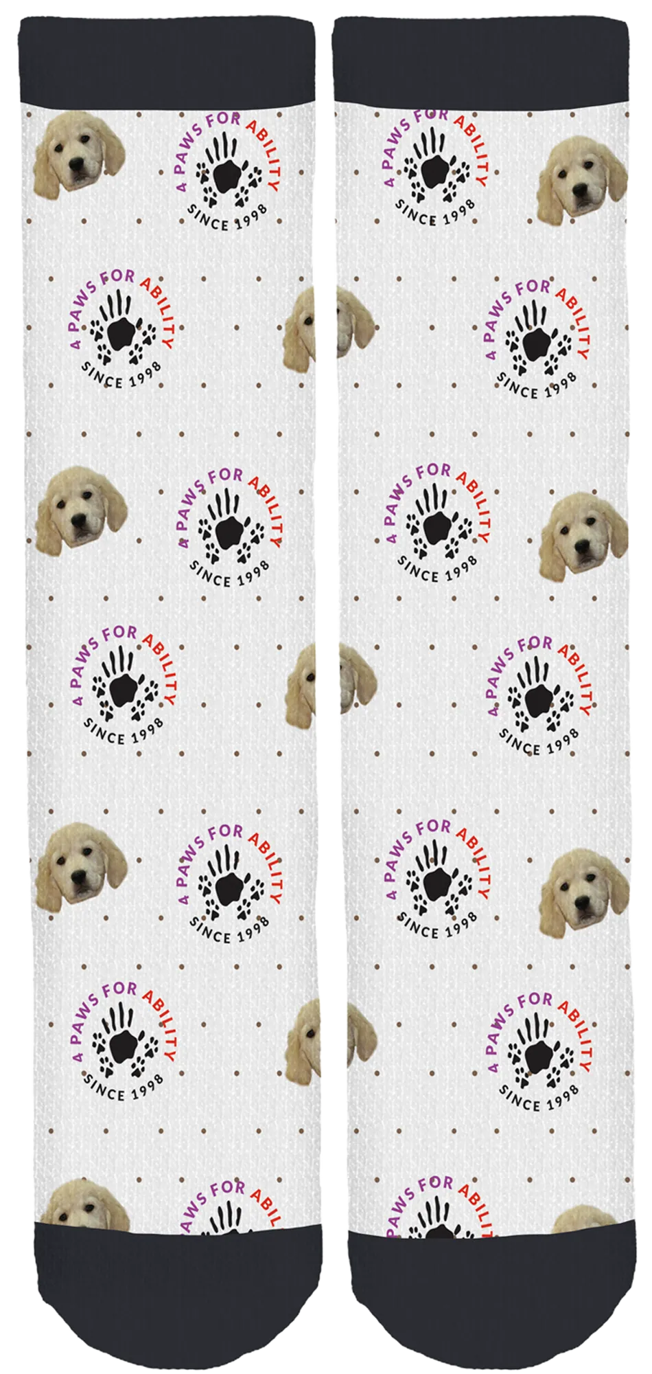 Limited Edition 4 Paws for Ability Crew Socks!