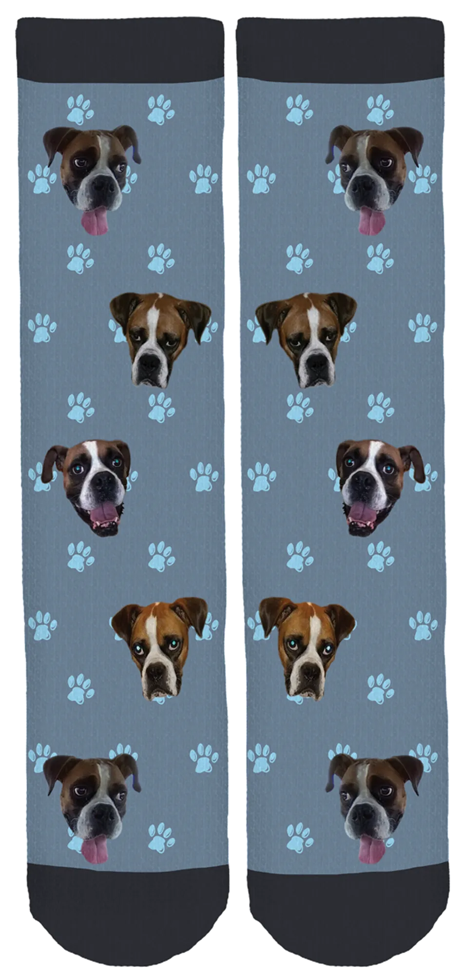 Limited Edition Blue Ridge Boxer Rescue Bamboo Crew Socks