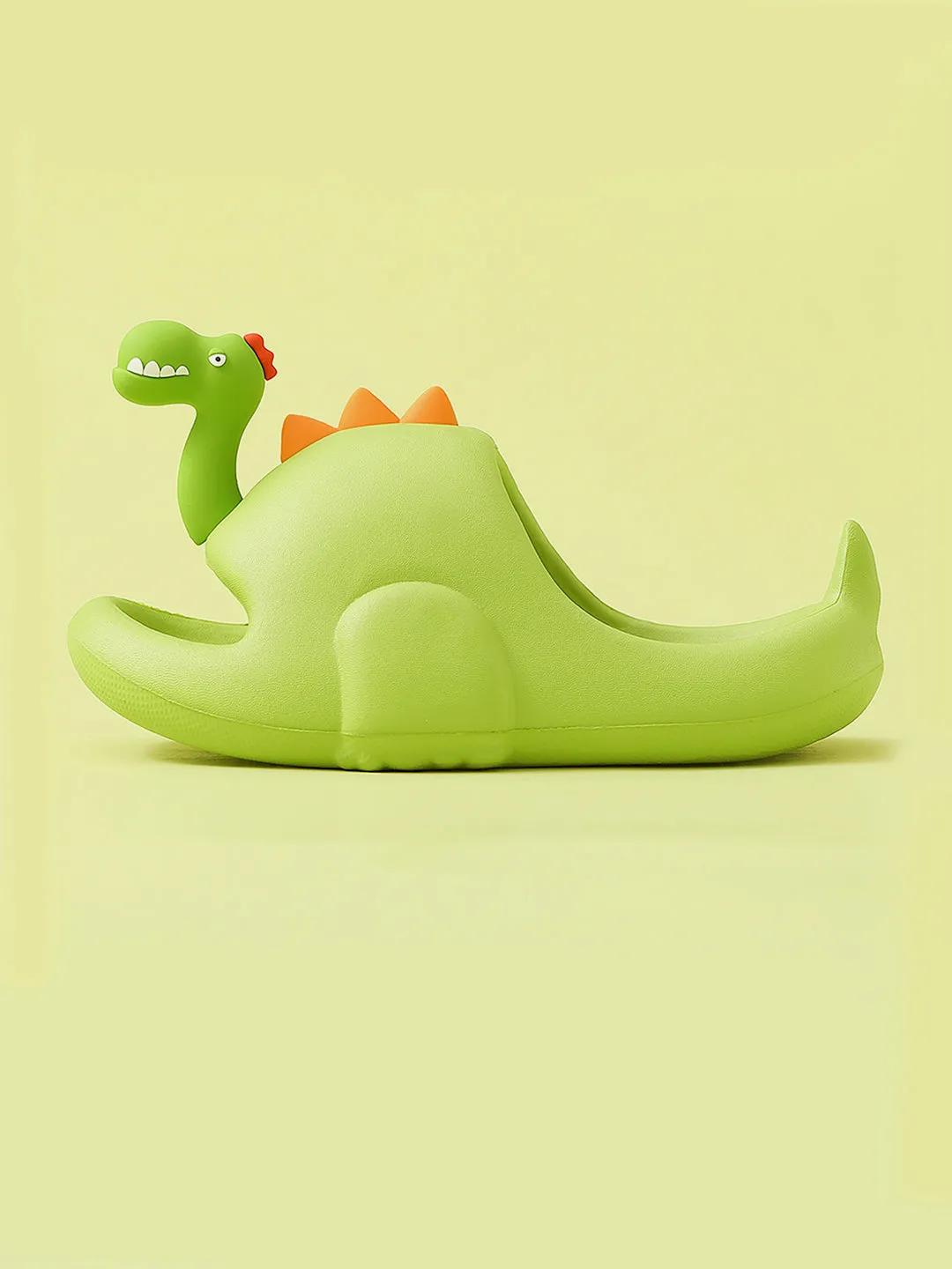 Little Surprise Box Fluorescent 3d Long Neck Dino Slip on Clogs Footwear for Toddlers & Kids