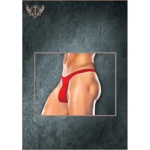 Male Power Bong Thong Red L/XL