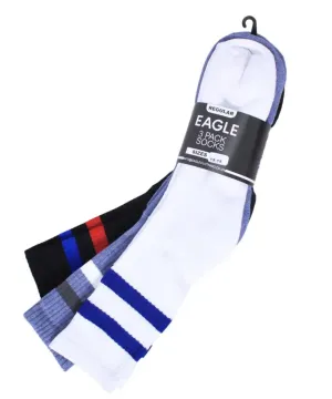 Mens 3 Pack Upsize 13 - 15 Tennis Socks