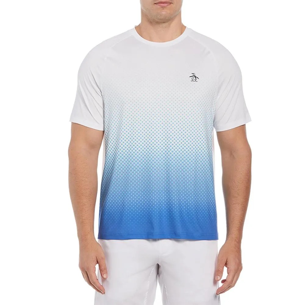 Men's Performance Tennis Ball Ombre Tennis Crew Bright White