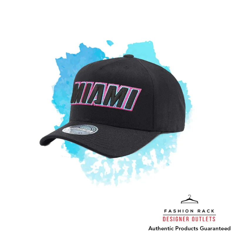 Mitchell & Ness Variant Snapback Miami Heat White/Red