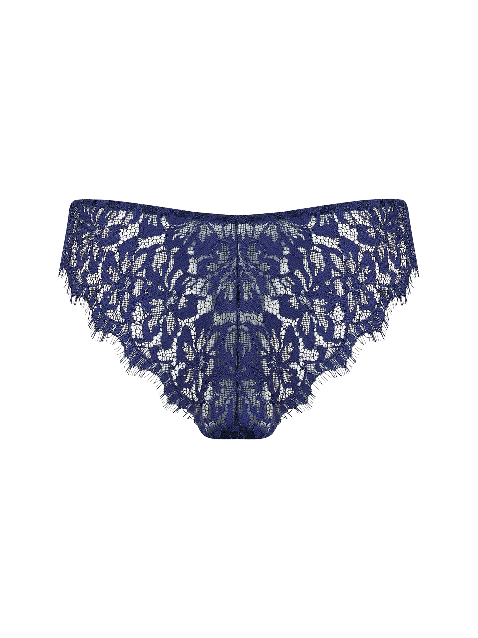 Muse by Coco de Mer Beatrice Brazilian Knicker in Navy