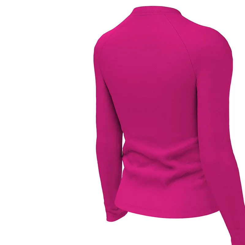 Nike - Girls' Swoosh Long Sleeve Hydroguard (Pink Prime)