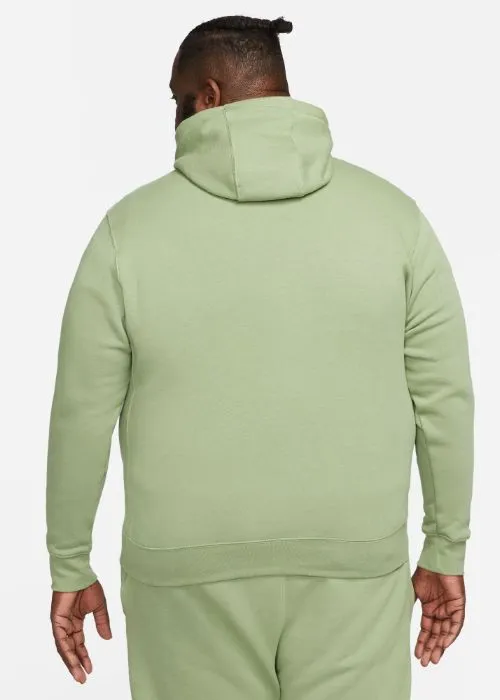 Nike - Sportswear Club Hoodie (Oil Green/White)