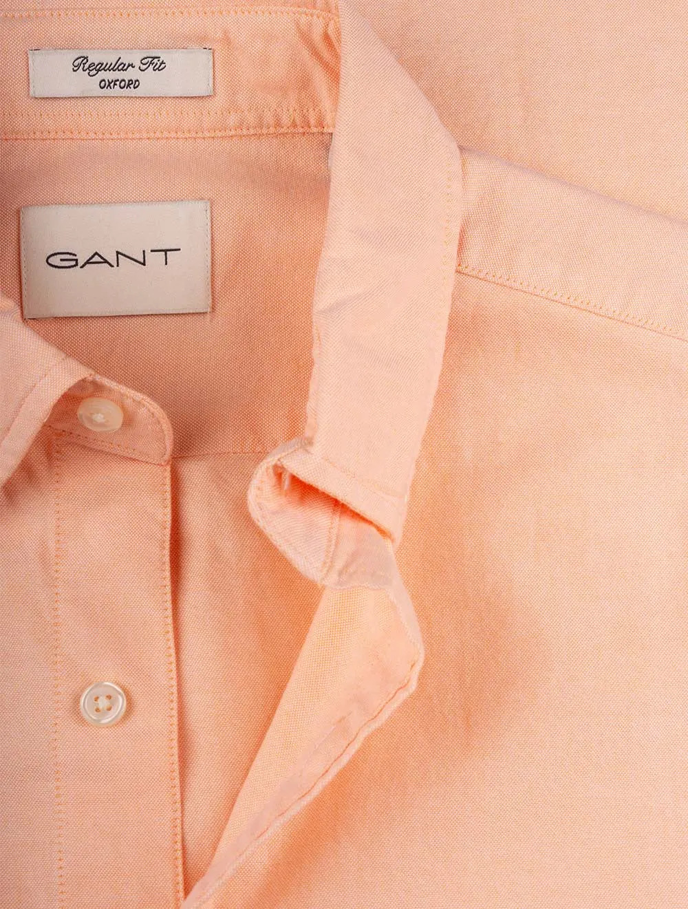 Regular Oxford Shirt Coral Apricot