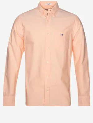 Regular Oxford Shirt Coral Apricot