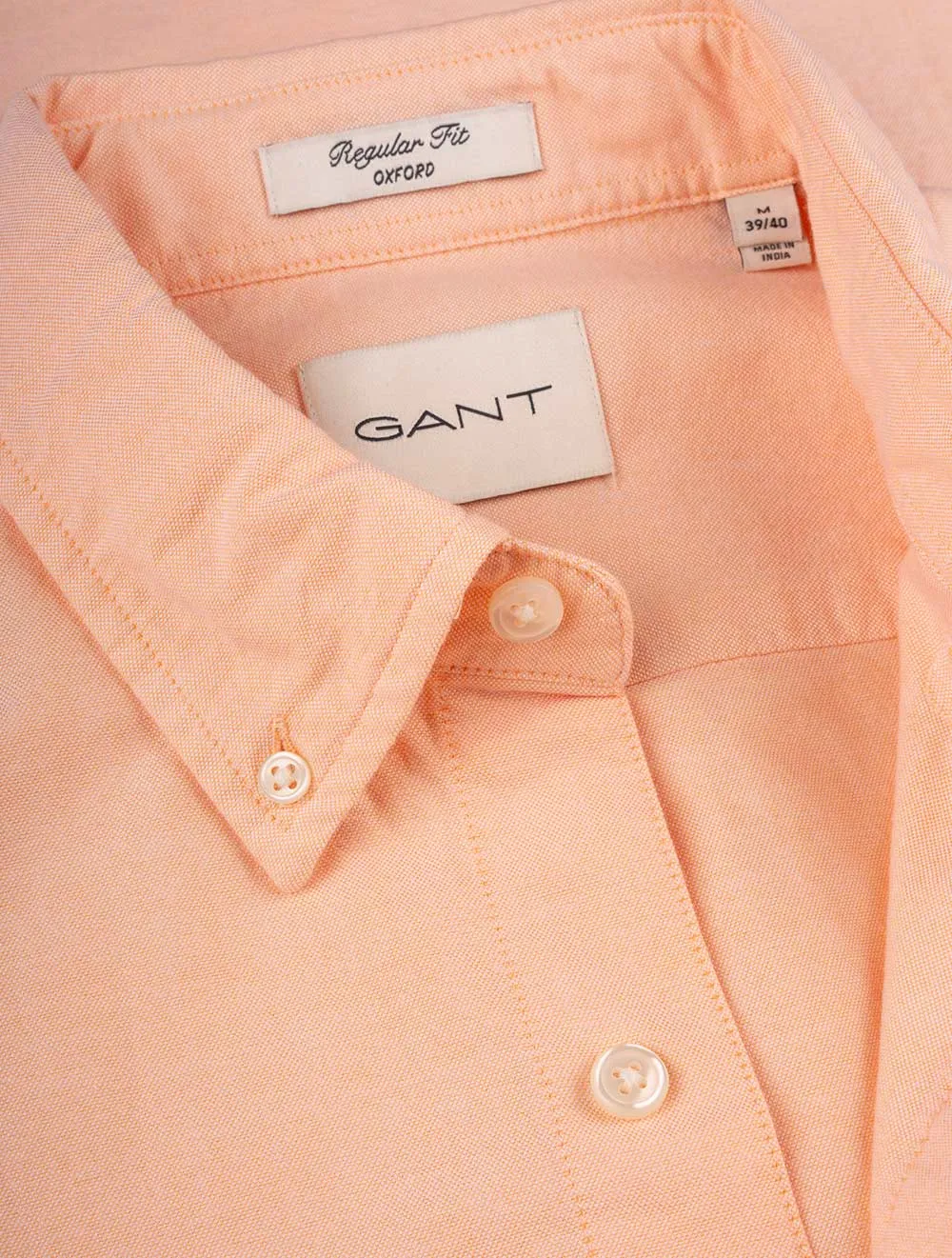 Regular Oxford Shirt Coral Apricot