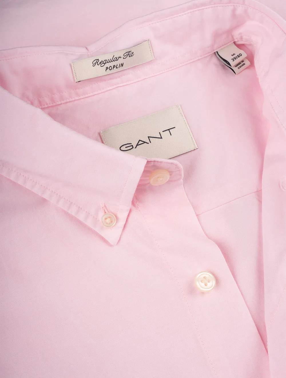 Regular Poplin Short Sleeve Light Pink