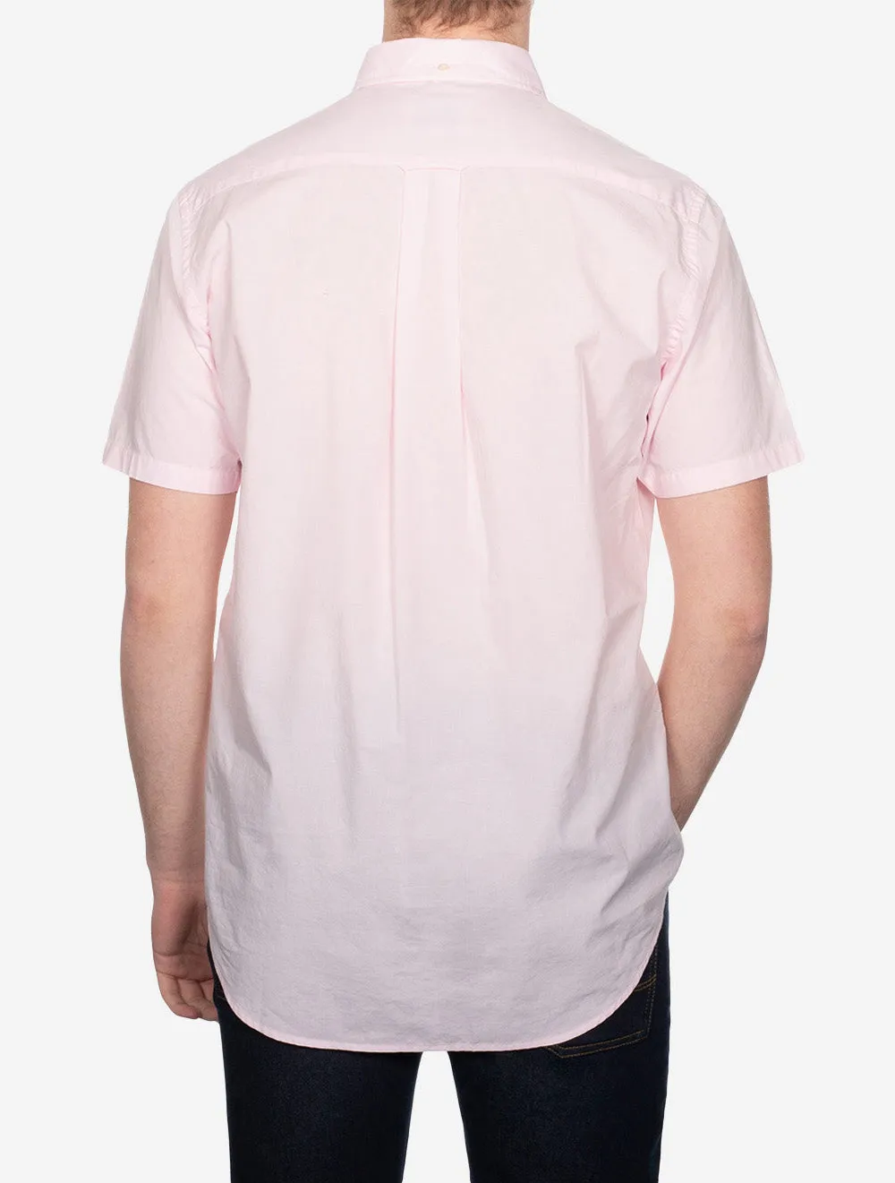 Regular Poplin Short Sleeve Light Pink