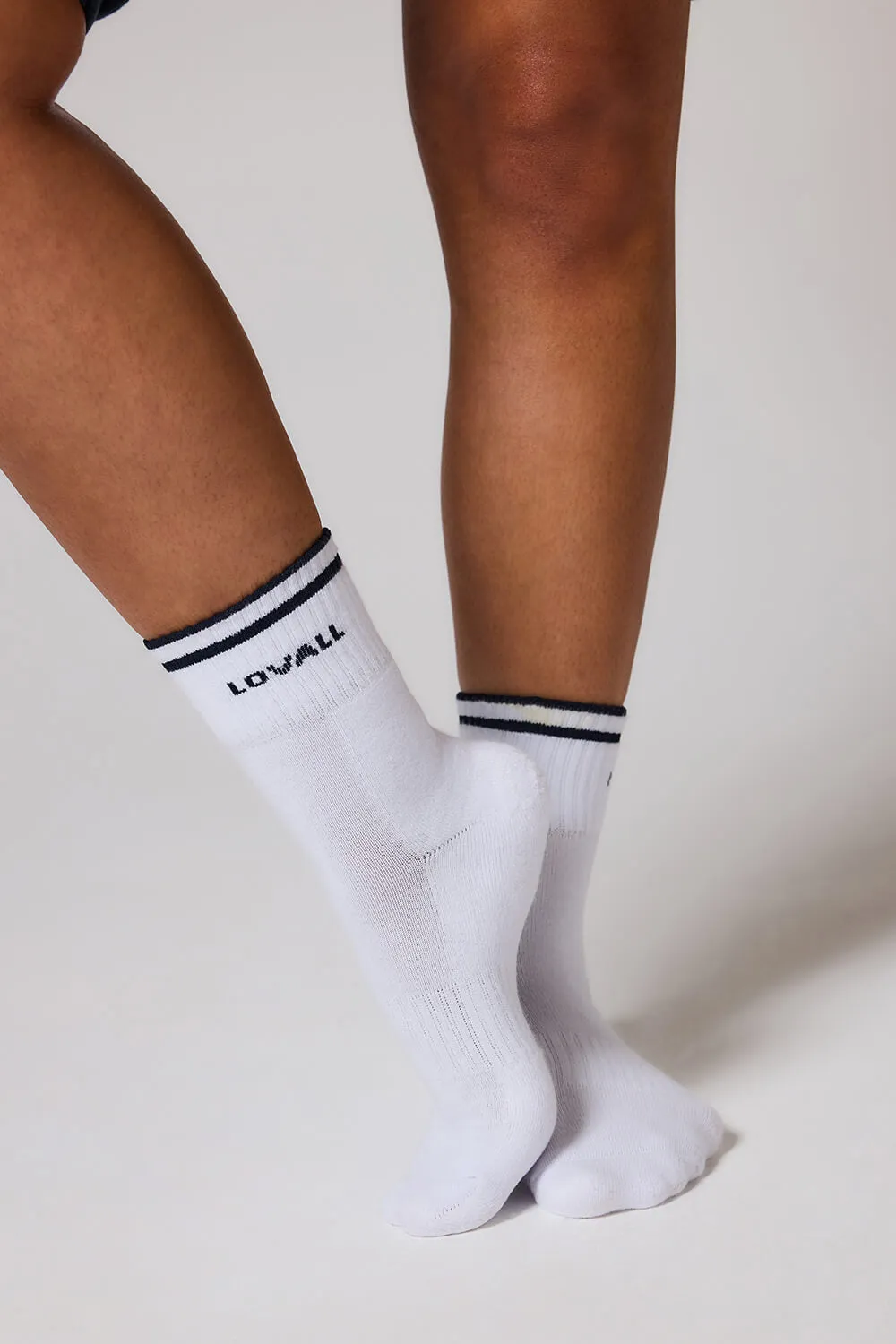 Ribbed Sports Socks - Black