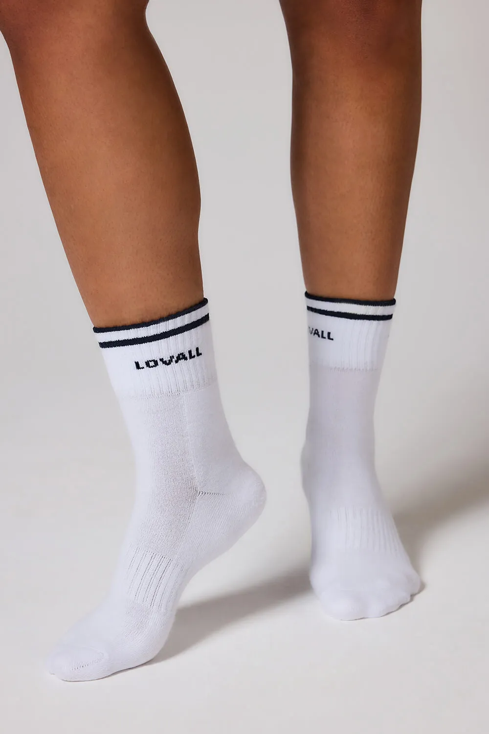 Ribbed Sports Socks - Black