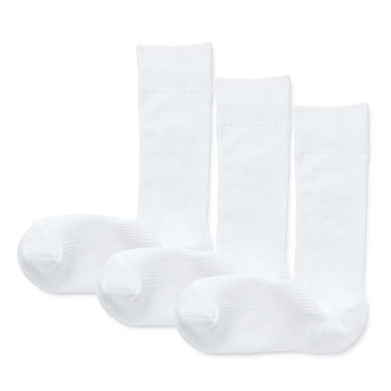 Right Angle One Size Fits All Rib Socks - 3 Pack