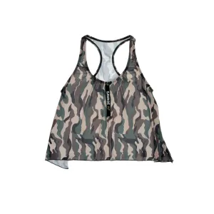 Savage Af Swing Top - Forest Camo - S/m