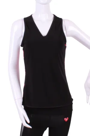 Soft Black Vee Tank