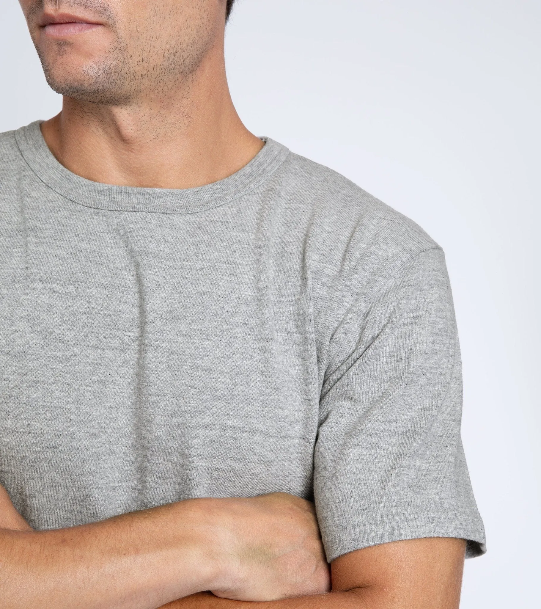 Sunray Sportswear Olawalu Short Sleeve Cotton T-Shirt: Grey Marl