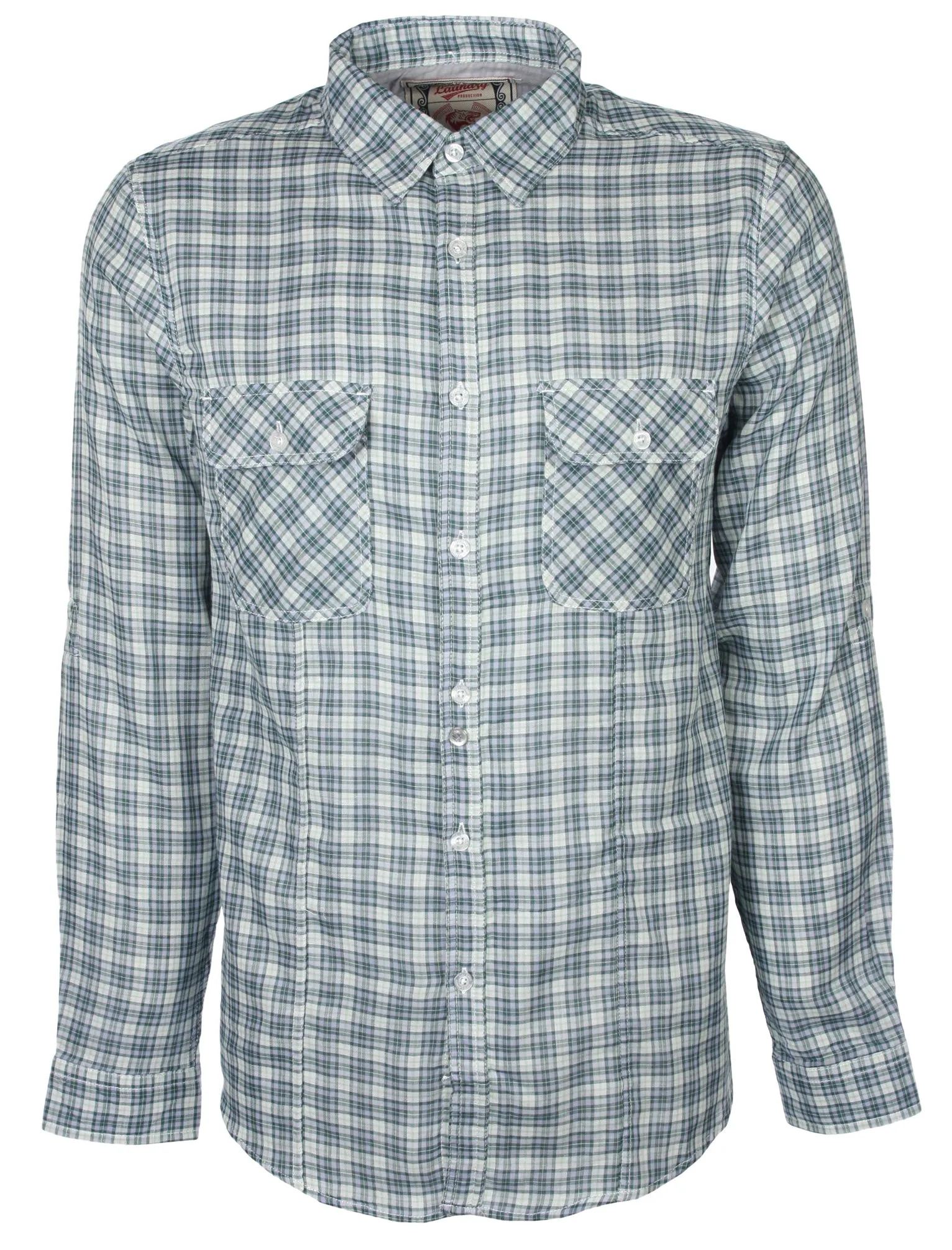 Tokyo Laundry Vinton Checkered Long Sleeved Shirt