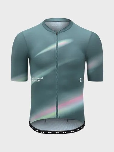 Universal Colours Spectrum Men's Short Sleeve Jersey - Teal Blur