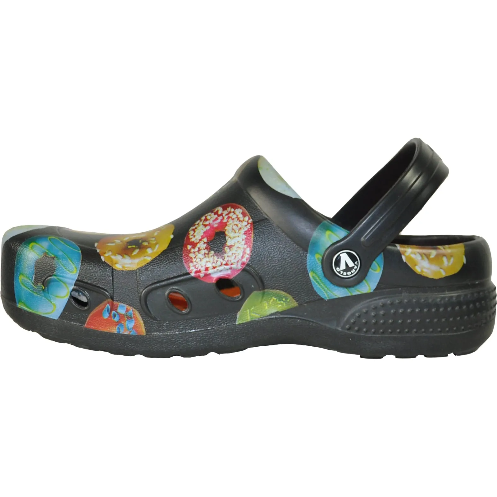 VANGELO Women Slip Resistant Clog RITZ Donuts