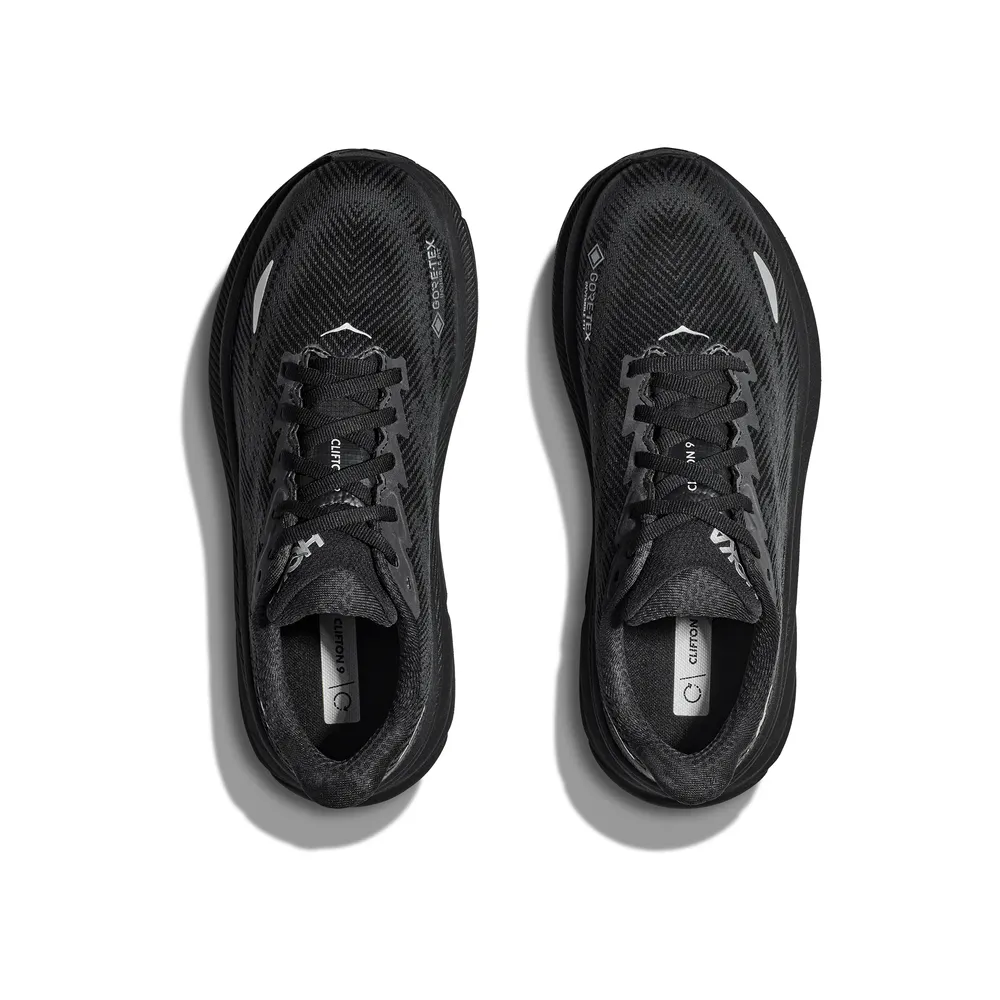 Womens Clifton 9 GTX - Black/Black