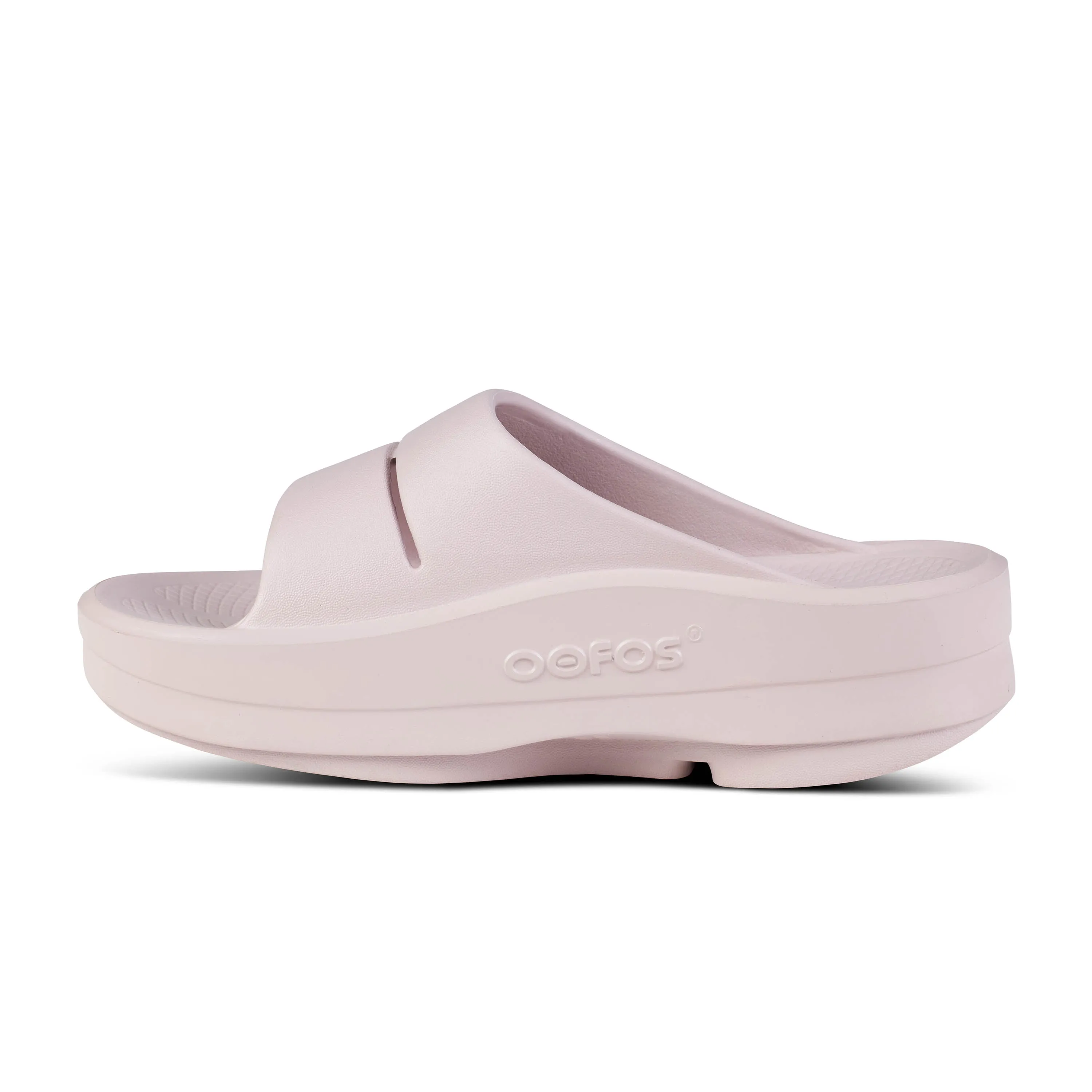 Women's Oofos OOmega Ooahh Sandal Color: Stardust